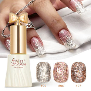 Miss Gooey OEM/ODM Ensemble de vernis à ongles en gel à paillettes marque privée vernis à gel scintillant sans Hema vernis à ongles Disco réfléchissant logo personnalisé - Product Image 4