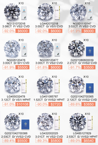 Messi Gems Remise Vente en gros <span class=keywords><strong>Synthèse</strong></span> <span class=keywords><strong>Diamant</strong></span> Pierre Prix Lab Grown Diamond - Product Image 5