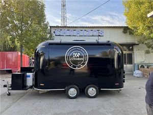 NEW OEM Food Truck Fast Food Trailer Stainless Steel High Quality Airflow <b>Cart</b> Vending Mobile Full <b>Kitchen</b> Equipment - Product Image 3