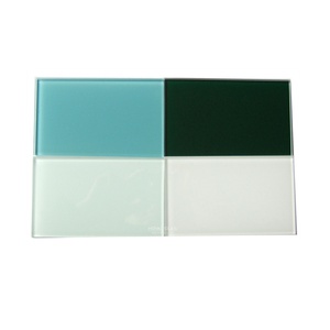 9003 Pure Ultra White Solid Structure Glass Double Coated Back Painted <b>Lacquered</b> Glass for Hotel Application - Product Image 1
