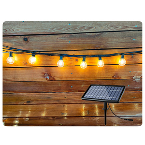 Năng lượng mặt trời điện 3V G40 E12 25ft 25 + 2 bóng đèn không thấm nước Patio năng lượng mặt trời điện ngoài trời dẫn đèn dây - Product Image 2