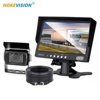 Cámara de seguridad de alta calidad para camiones y remolques, Monitor HD de 1ch / 4ch con pantalla TFT de 7 pulgadas y cámara de 1, 2, 3 y 4 pulgadas