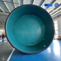 Piscine gonflable pliable OEM en drop stitch, modèle extérieur, vente en gros directe usine Chine, pour divertissement à domicile et dans le jardin
