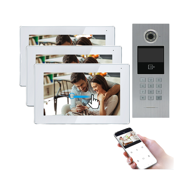7-Inch Video Door Viewer with Digital Doorbell Degree Angle Peephole Outdoor Door Bell Video Eye Door Viewer Phone