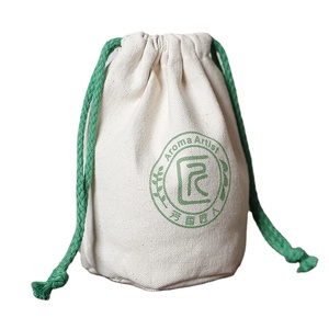 Hot Sale Cotton Canvas Cosmetic Gift Pouch Eco Friendly Recycled <b>Drawstring</b> Cotton Fabric Candle <b>Bags</b> - Product Image 1