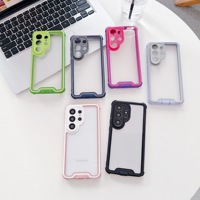 Coque de téléphone transparente avec logo personnalisé OEM au prix d'usine pour Samsung Galaxy S26 Ultra S25, coque arrière en acrylique ajustée, anti-chute