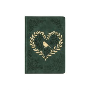 Carnet de dessin A5 à couverture rigide, design élégant, portable, série créative fleurs et oiseaux, best-seller international - Product Image 5