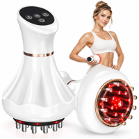Brosse de massage électrique sans fil tendance pour le corps, avec chaleur, pour une peau plus radieuse et plus lisse, anti-cellulite
