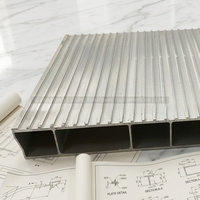 Profilé de dissipateur thermique en alliage d'aluminium série 6000 découpé CNC, étanche IP65, pour usage industriel, fourni par l'usine