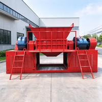 Broyeur de pneus robuste multifonctionnel pour la récupération de métaux et de caoutchouc