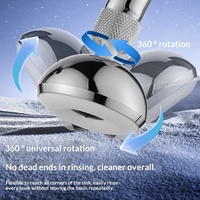 TK Cross-Border Nouvelle petite douchette de robinet ABS 'Flying Saucer' pour cuisine, avec aérateur à jet dense pressurisé, design moderne, monocommande