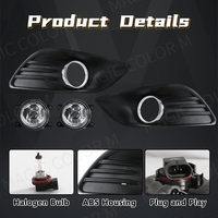 Aksesori Mobil Lampu Kabut Bumper Depan Pengganti Halogen untuk Ford Focus 2 MK2 2009 2010 2011 Lampu Berkendara