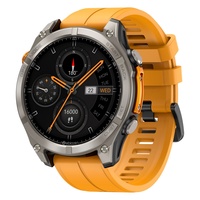 Reloj Inteligente Zeblaze Stratos 4 con Pantalla AMOLED Grande de 1.45 Pulgadas, Monitor de Frecuencia Cardíaca, Oxímetro de Pulso, GPS para Deportes al Aire Libre