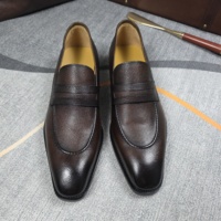 Nouveaux Mocassins Penny Quotidiens 2026 pour Hommes en Cuir Véritable – Chaussures Classiques à Enfiler pour Tenues Décontractées et Bureau