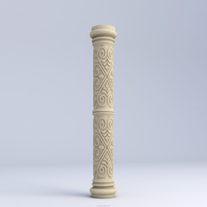 Molde de columna romana de 20 cm - 50 cm de diámetro, caja de molde cilíndrico de hormigón de plástico ABS, pilar de puerta de Villa, columna lateral del pilar - Product Image 1