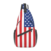 Sac bandoulière léger en polyester, motif drapeau américain, Aigle, 250e anniversaire de l'Amérique, sac à bandoulière patriotique