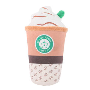 D kral en çok satan interaktif dayanıklı kazmak ve köpek Pet oyuncaklar peluş içecek kahve Squeak Chew yavru köpek oyuncak - Product Image 4