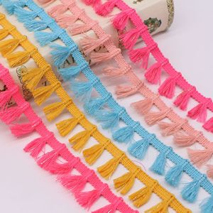 3 cm Largeur Polyester Coton Tassel Dentelle Colorée Métallique Doré <span class=keywords><strong>Frange</strong></span> <span class=keywords><strong>Balai</strong></span> pour Literie Rideaux Téléphones Cellulaires Accessoires - Product Image 1