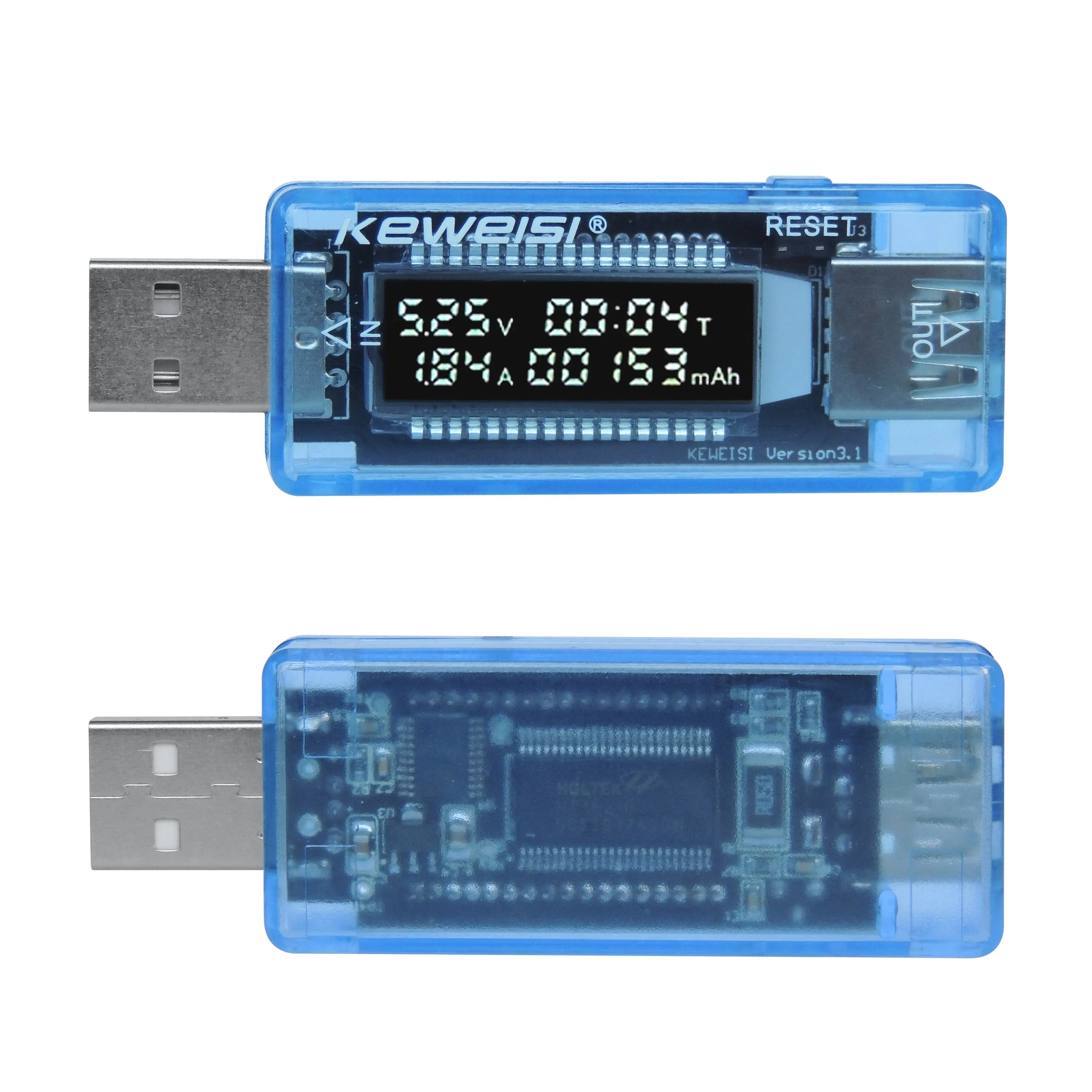 USB Intelligent Detector Battery Voltage Meters Current Capacity Meter Detector Pocket Voltage Tester