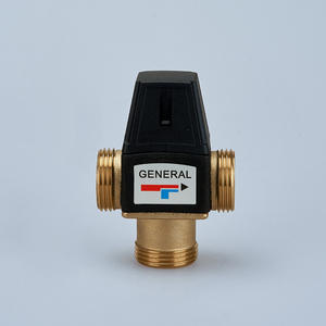 Vannes mélangeuses thermostatiques en laiton directes d'usine, pièces de chauffe-eau pour chauffe-eau solaires, systèmes de chauffage par le sol, vente en gros - Product Image 6