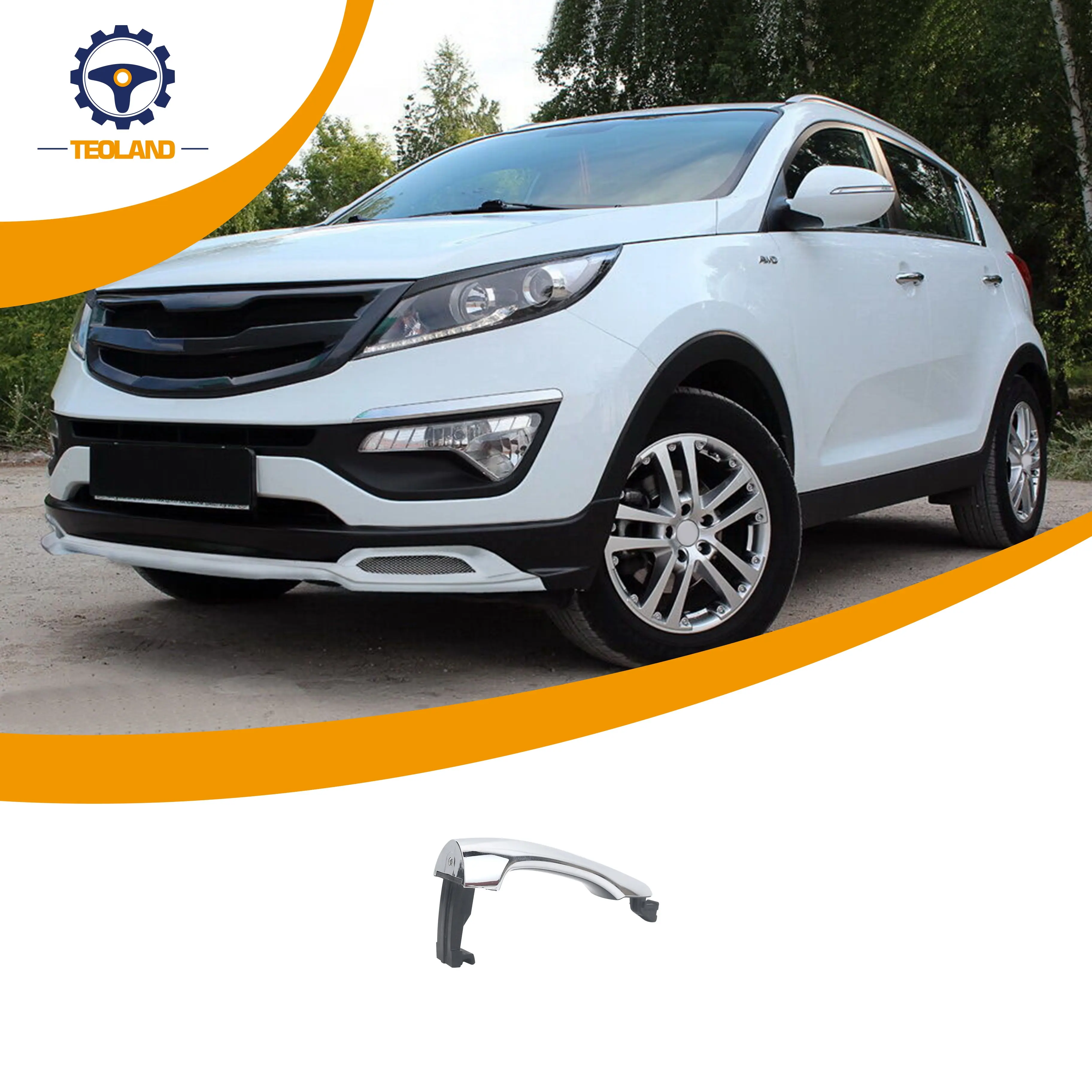 Pièces automobiles de haute qualité poignée de porte extérieure pour Kia Sportage 2015-2016 2017-2017