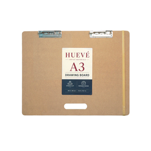 HUEVE A3 - Tablero de Dibujo Portátil de MDF con Clips Metálicos para Artistas y Estudiantes, para Dibujar al Aire Libre, Portapapeles con Logotipo Personalizado - Product Image 2