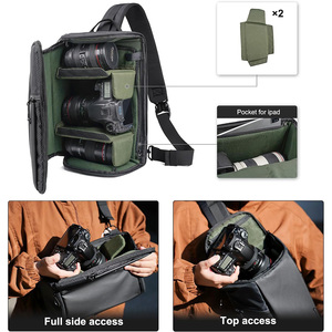 Túi đeo vai máy ảnh kỹ thuật số có khóa kéo, túi đeo ngực cho máy ảnh không gương lật - Product Image 5