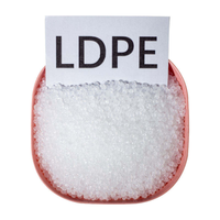 Granulés LDPE vierges de qualité supérieure à indice de fusion stable pour la fabrication de film plastique ménager et de film d'emballage souple