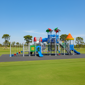 Cina fabbrica di <span class=keywords><strong>giochi</strong></span> per <span class=keywords><strong>bambini</strong></span> parco divertimenti all'aperto parco <span class=keywords><strong>giochi</strong></span> attrezzature di plastica scivolo giocattolo Set produttore - Product Image 3