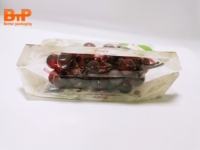 Pochette personnalisée à fermeture éclair sur pied Sacs d'emballage en cerises Pochettes de stockage en forme de fraise et de raisin Sacs d'emballage recyclé réutilisables