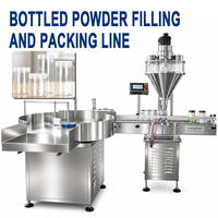 Équipement automatique de remplissage de poudre sèche et de scellage de bouchons pour bouteilles et boîtes de conserve, doseur à vis pour poudres alimentaires et chimiques