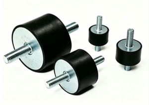 Amortisseur en caoutchouc de type VV, amortisseur anti-vibration, double fixation par vis externe -40~80 ° Réduction du bruit <span class=keywords><strong>C</strong></span> - Product Image 3