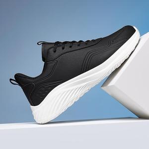 Baskets en cuir légères A05 pour hommes automne hiver chaussures de course confortables avec rembourrage pour le sport - Product Image 5