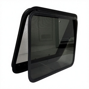 KIPSEE 500*300mm Pièces de <span class=keywords><strong>carrosserie</strong></span> pour <span class=keywords><strong>camping</strong></span>-<span class=keywords><strong>car</strong></span> et motorhome, coins arrondis, alliage d'aluminium, double vitrage, verre acrylique trempé - Product Image 4