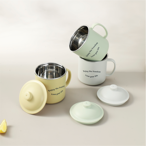 Tazza da Caffè e Tè in Acciaio Inox SS304 Personalizzata di Alta Qualità con Manico - Product Image 4