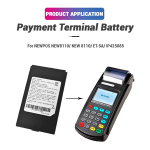 Batterie de remplacement Li-ion 7,4 V 2150 mAh NewPos IP425085 NEW8110 NEW 8110 pour terminal de point de vente - Product Image 4