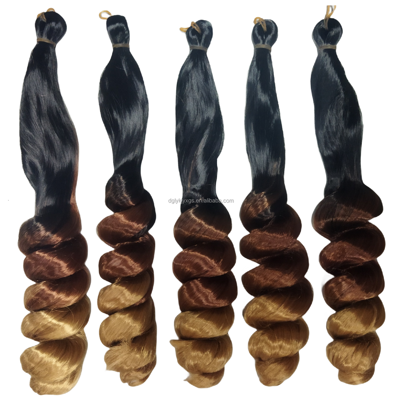 Wholesale Synthetic Hair Pieces Corn Curly