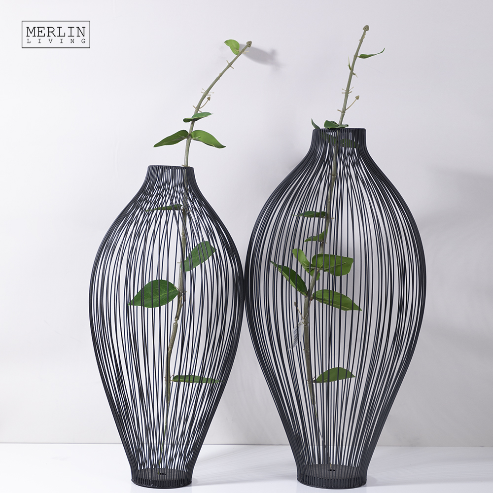 Ваза для цветов классического дизайна, качественная ваза из железа и латуни с античным дизайном, Настольная Ваза