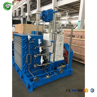 Compresor de Pistón de Fluoruro de Germánio (IV) F4Ge, Totalmente Libre de Aceite, Alimentado por Corriente Alterna, Bajo Consumo de Mantenimiento, Entrada de 3 Bares, Motor
