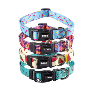 <span class=keywords><strong>Collar</strong></span> de perro duradero con estampado personalizado para mascotas, suave, impermeable, estilo táctico, característica de liberación rápida, poliéster sólido, <span class=keywords><strong>Color</strong></span> personalizable - Product Image 2