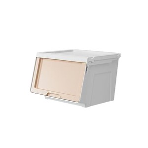Toy <b>Storage</b> <b>Box</b> Front Opening Childrens Organizer Rectangle Solid Color Standing Type For Kids Room Book Snack Cabinet - Product Image 5