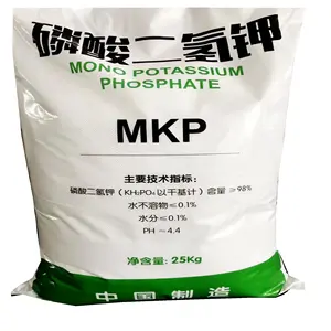 Monobásico de fosfato potásico Industrial, MKP, fórmula química KH2PO4