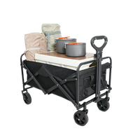 Petits chariots de plage pliables portables légers poussette chariot pliant pliable