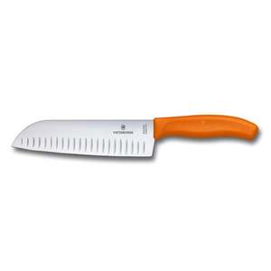 VICTORINOX - Couteau Santoku Swiss Classic Line 17 cm Orange - Product Image 1