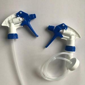 High Quality 38/400 38/410 <strong>White</strong> <strong>Blue</strong> Plastic <strong>Trigger</strong> <strong>Sprayer</strong> with Long Hose Tube Garden Cleaning <strong>Trigger</strong> <strong>Sprayer</strong> - Product Image 1