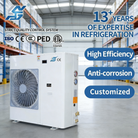 Équipement de petite chambre froide : Unités de condensation à compresseur scroll refroidies par air 85W