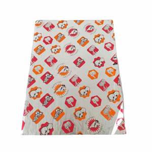 Custom Design 14X16''Food Grade Burger Sandwich Aluminum Foil Honey Comb Laminated Paper Burger Wrap Silver Foil Hamburger Paper - Product Image 6