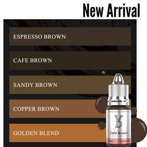 Wenshen 5 PCS Golden Blend <strong>Powder</strong> Hybrid <strong>Pigment</strong> Collection Semi-Permanent Liquid Eyebrows <strong>Tattoo</strong> Ink for Permanent Makeup - Product Image 6