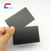 Luxuriöser, personalisierbarer, beschreibbarer Hybrid-Mini-Tag aus matt-schwarzem, kontaktlosem RFID-NFC-Chip-Metall, wasserdicht, für Unternehmen