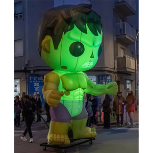 Personajes de Dibujos Animados Inflables Personalizados a Precio de Fábrica, Modelo Inflable de Iron Man <span class=keywords><strong>y</strong></span> <span class=keywords><strong>Hulk</strong></span> con Luz para Desfiles <span class=keywords><strong>y</strong></span> Eventos - Product Image 2